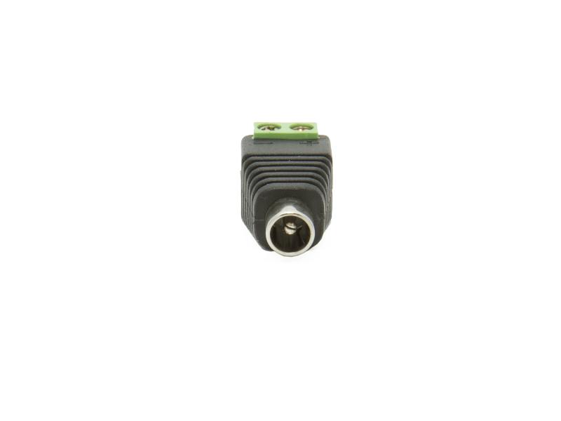 2.1mm DC sockel med skruvplint