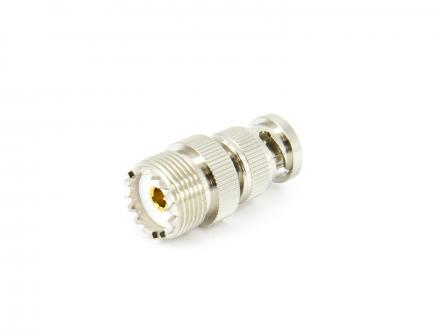 Adapter UHF PL259 SO239 hona till BNC hane