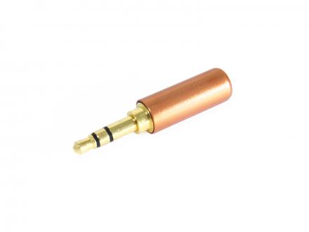 Teleplugg stereo 3,5 mm aluminium
