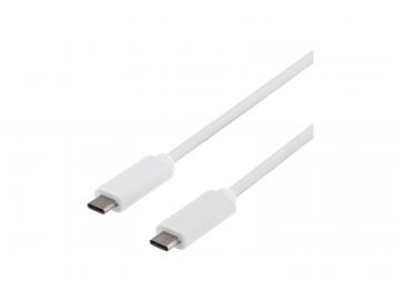 USBC kabel, 2 meter (vit)