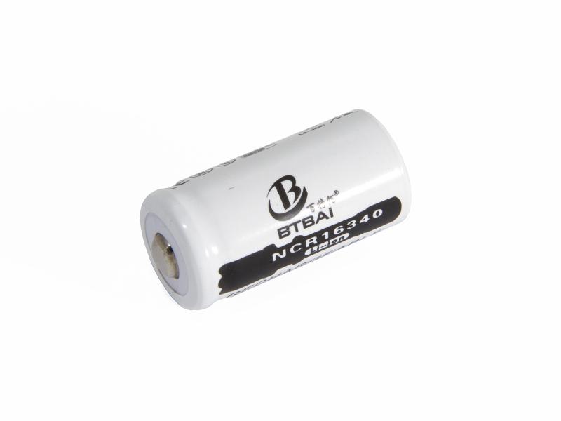 16340 Laddningsbart CR123A batteri