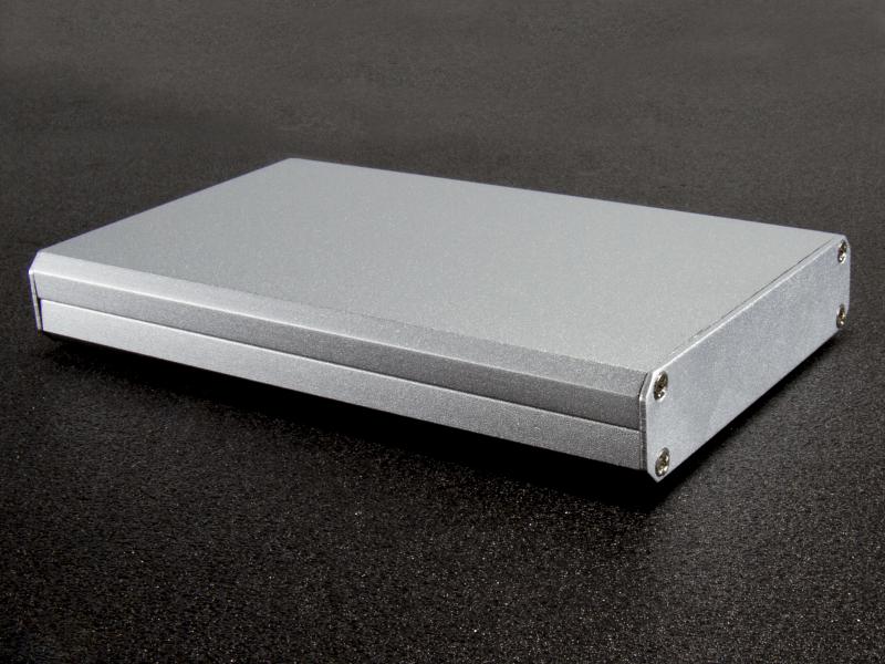 Aluminiumlåda borstad 111x67x16mm