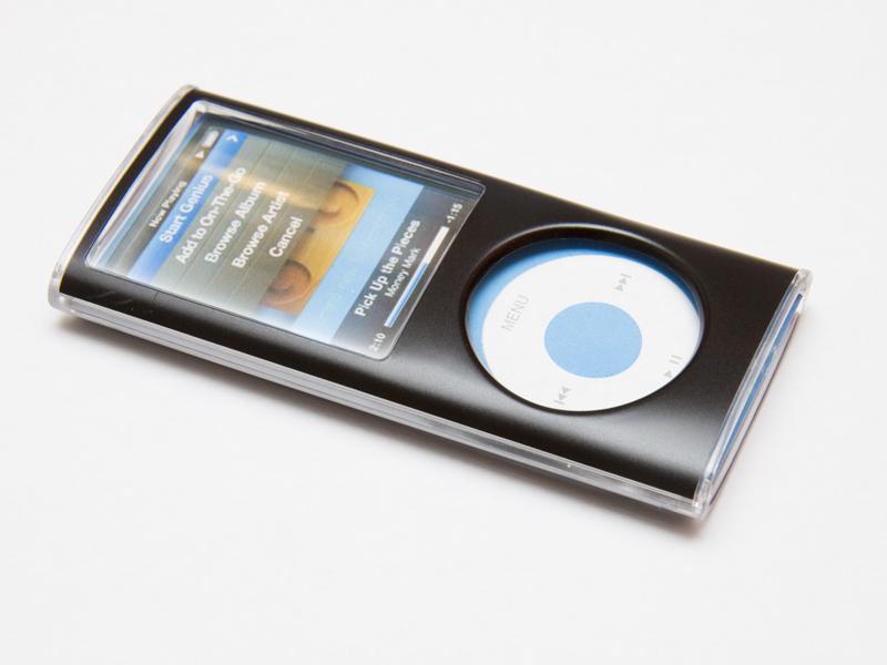 Aluminiumskal till iPod Nano Gen 4 Svart