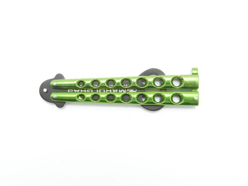 Butterfly (balisong) flasköppnare - Mardi Gras