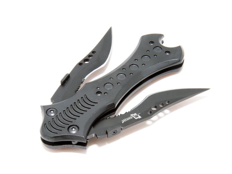 Devil Ray Dubbelbladig fällkniv 21 cm - Black