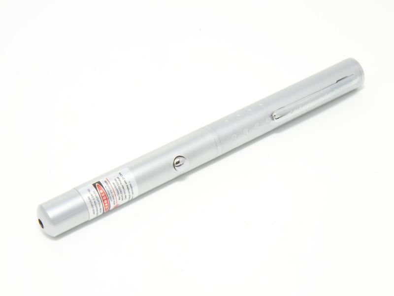 Grön Laserpekare 5mW - Silver