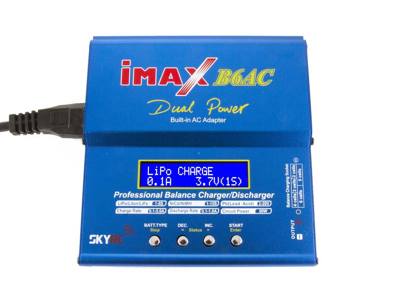 iMAX B6AC microprocessorstyrd multiladdare original SkyRC