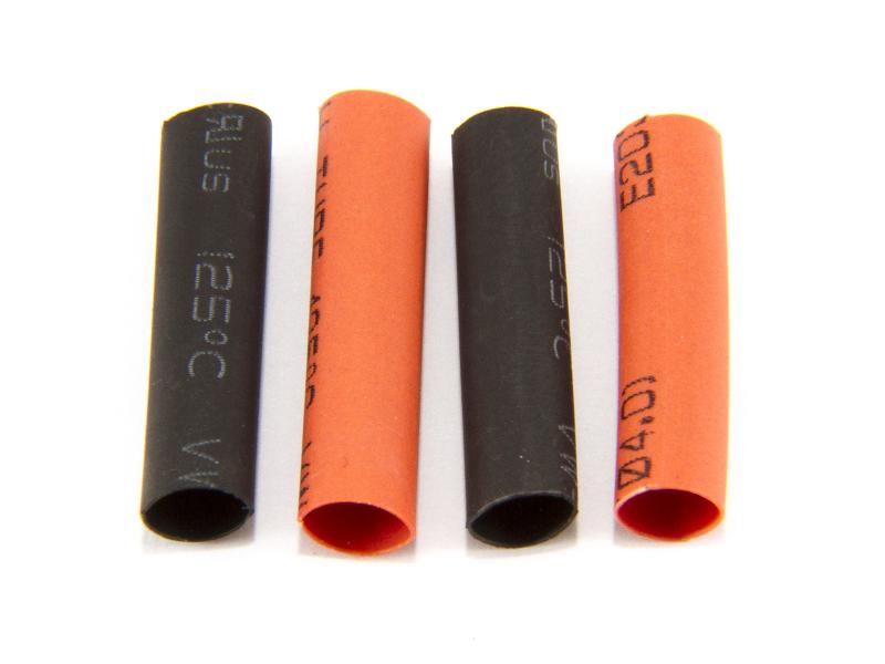 Krympslang 4 mm för kontakter, 2 par