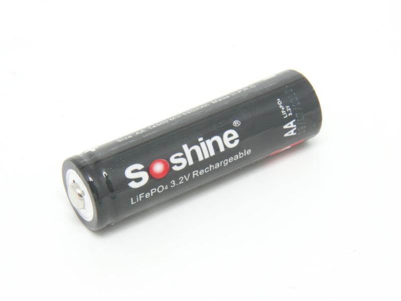 Laddningsbart LiFePO4 14500 3,2 volt