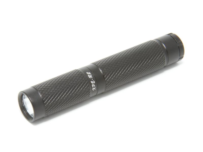 Microficklampa svart, 1st 10440-batteri