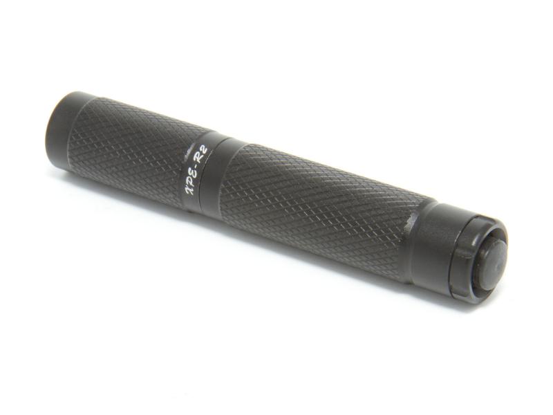 Microficklampa svart, 1st 10440-batteri