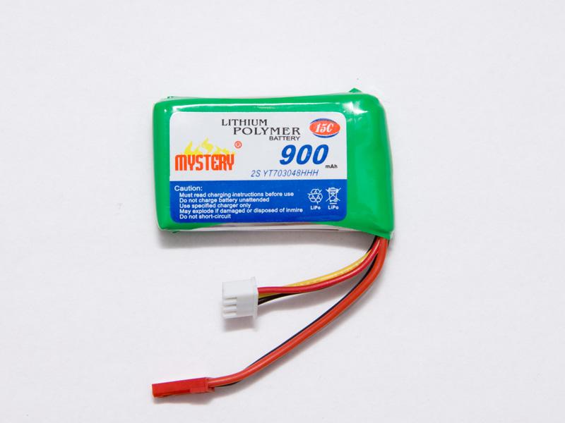 Mystery LiPo-ack, 7.4V, 900mAh, max 13,5A