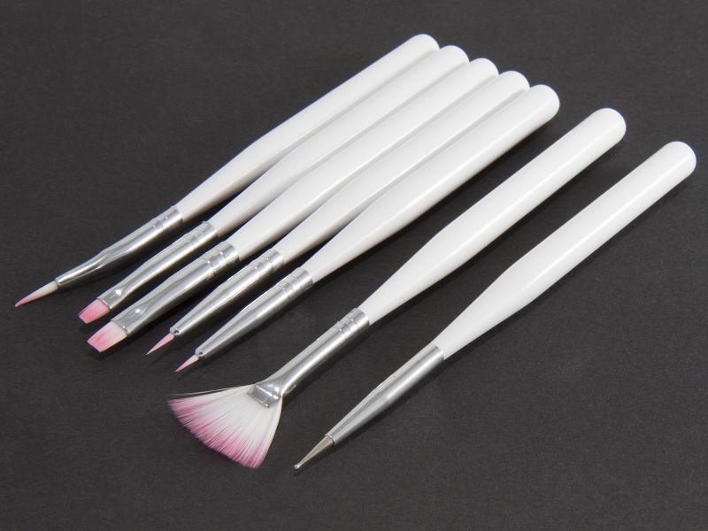 Nagelpenslar 7-pack