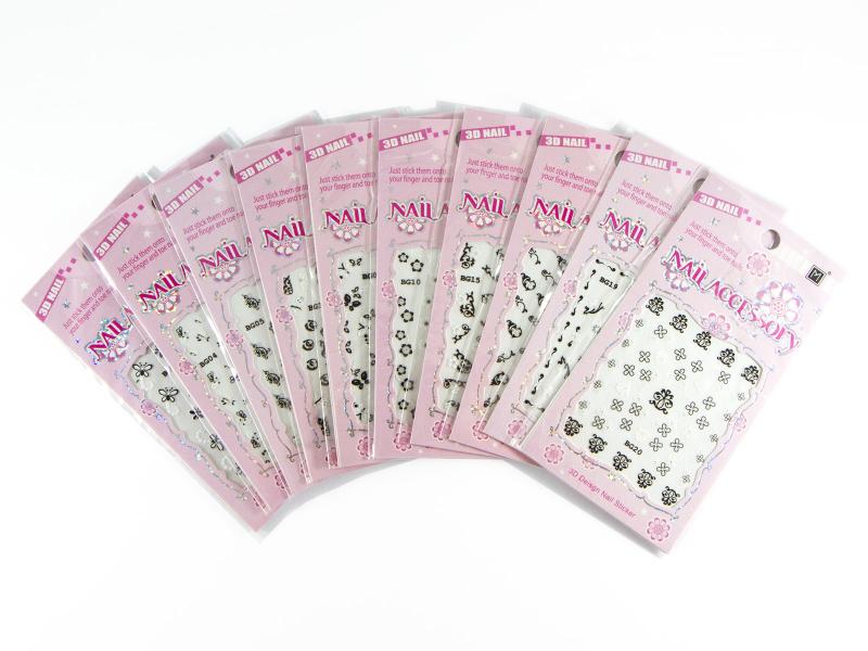 Nagelstickers - Blandade motiv