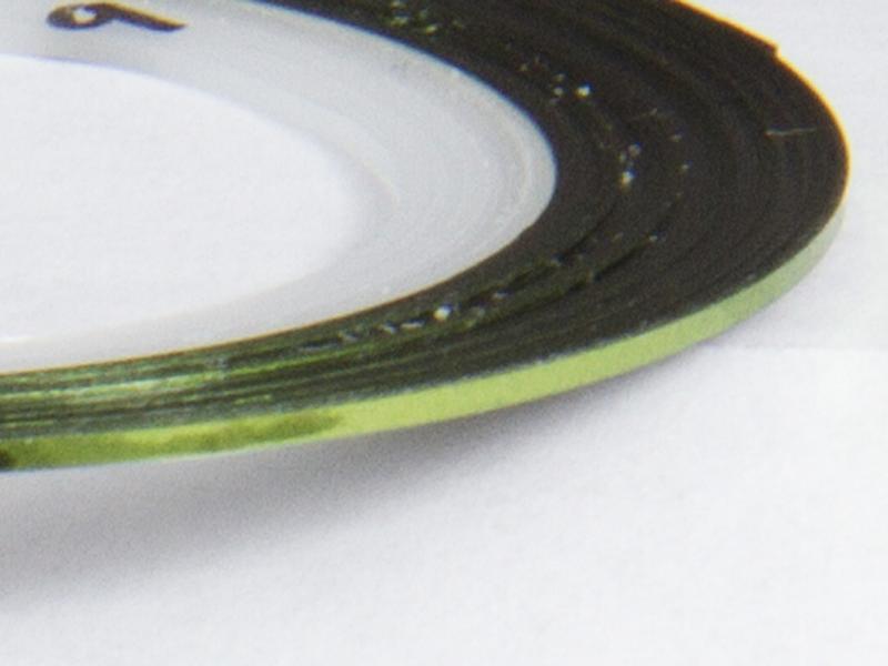 Nageltejp - Grön metallic