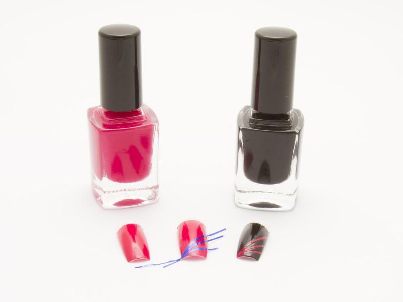 Nageltejp - Röd metallic