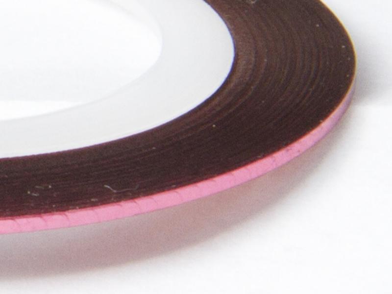 Nageltejp - Rosa metallic