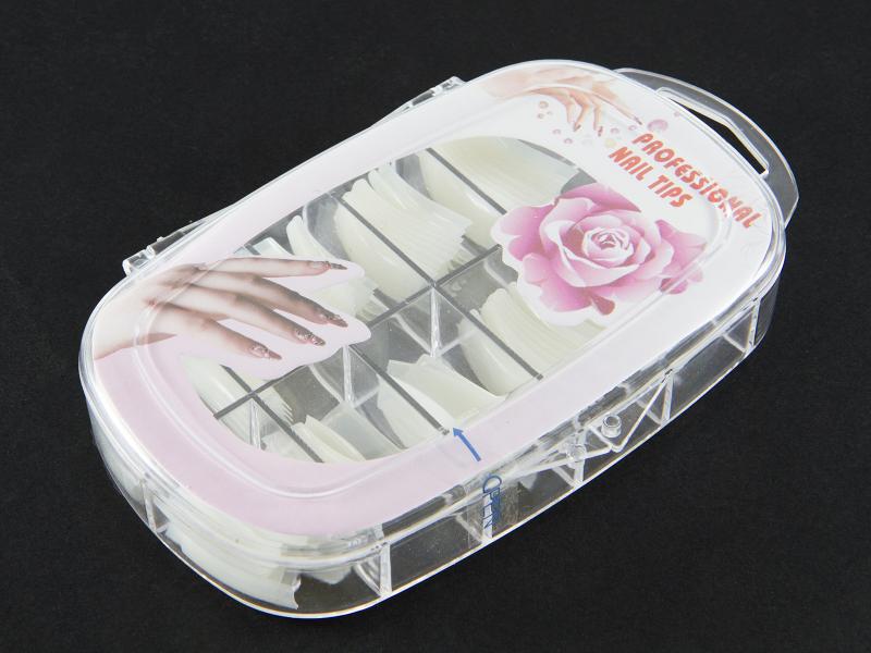 Nageltippar - Natur, 100 st, 10 storlekar