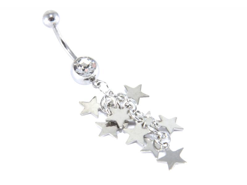 Navelpiercing Stjärnfall