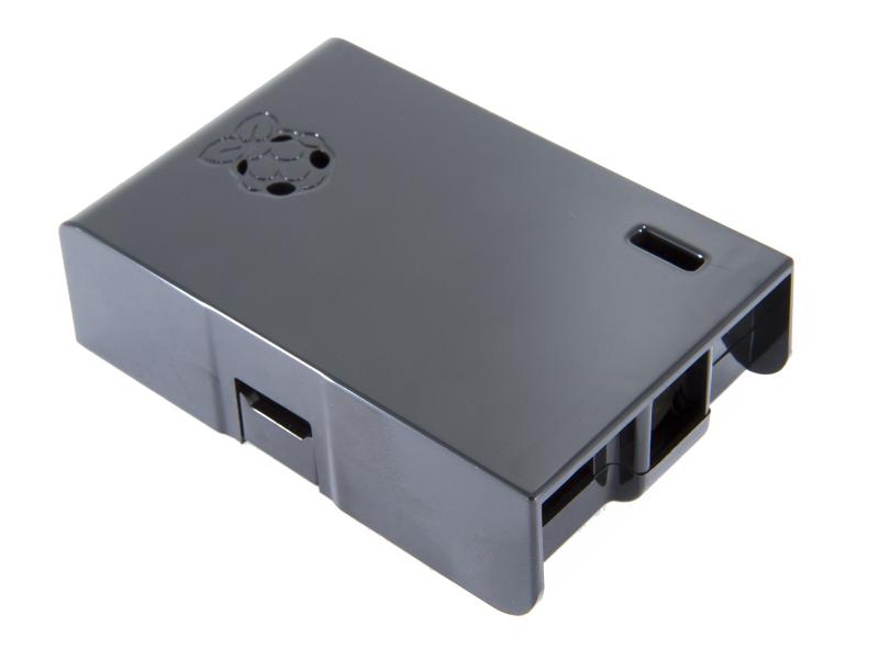 Plastlåda för Raspberry PI 1, svart