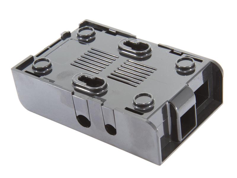 Plastlåda för Raspberry PI 1, svart
