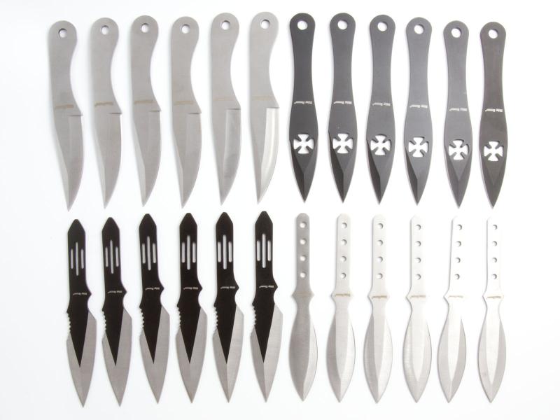 Ridge Runner RR539 - Set med 24 kastknivar - 14 cm