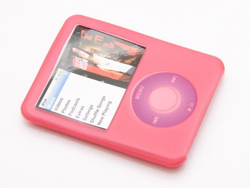 Skin till iPod NANO gen III Rött