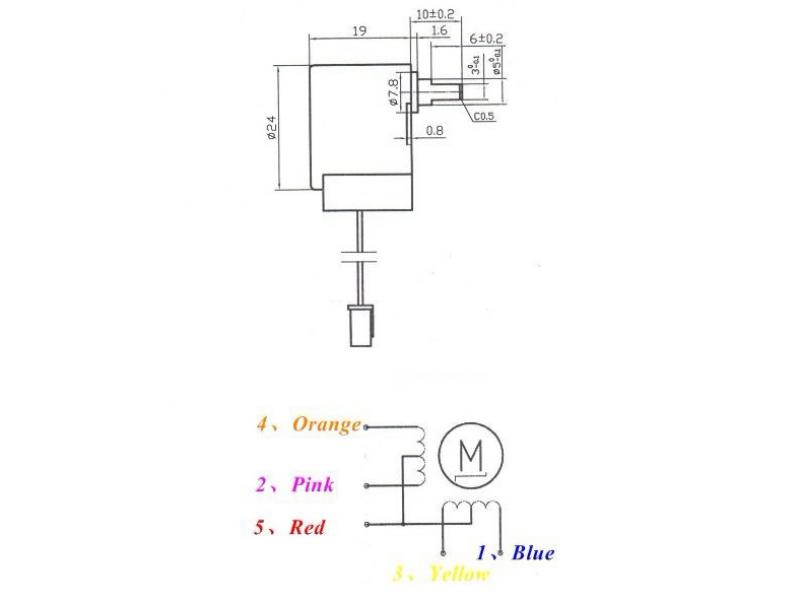 Stegmotor 12V