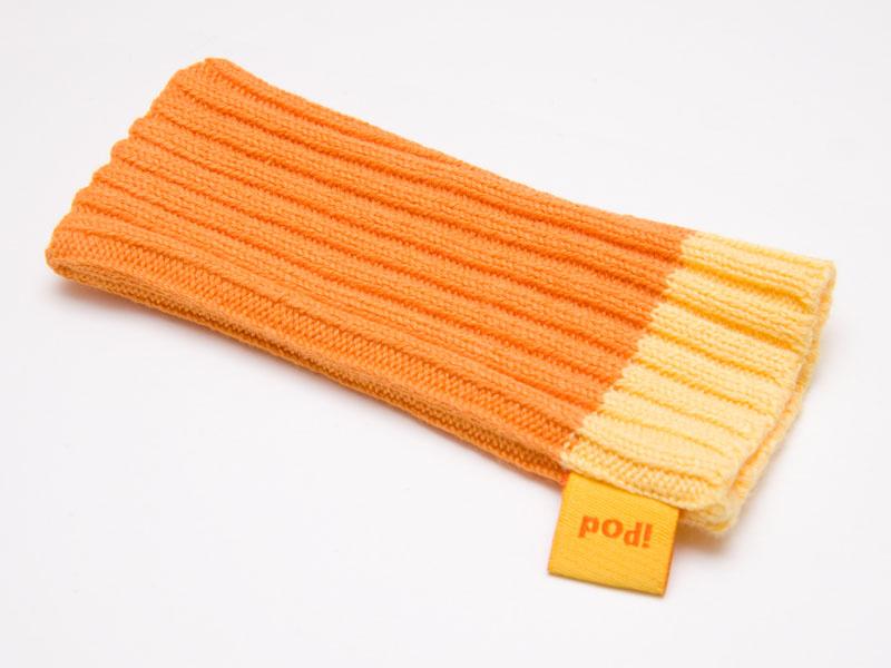 Strumpa för iPod Nano och mobil - Orange