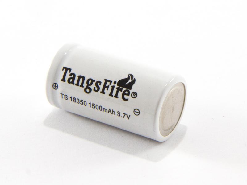TangsFire Laddningsbart litiumbatteri 18350 3,7 volt
