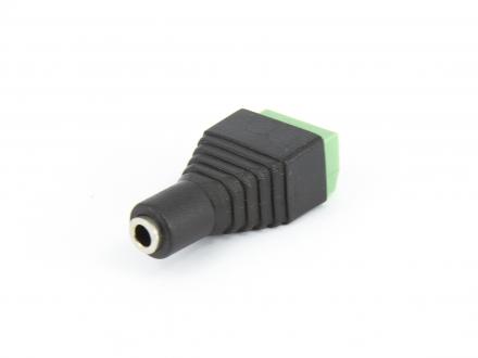 Telejack stereo 3,5 mm hona med skruvplint