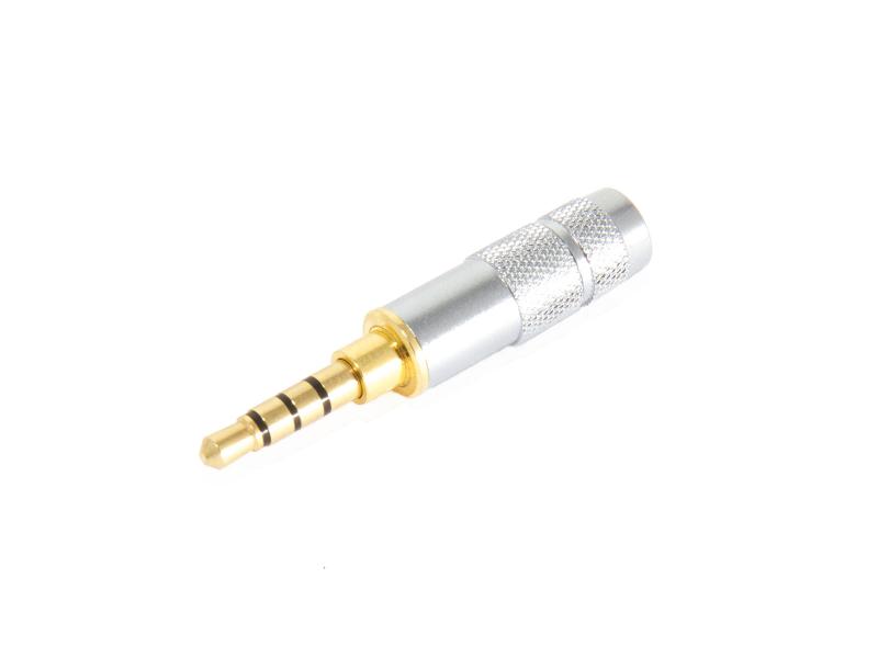 Teleplugg 4-polig 3,5 mm