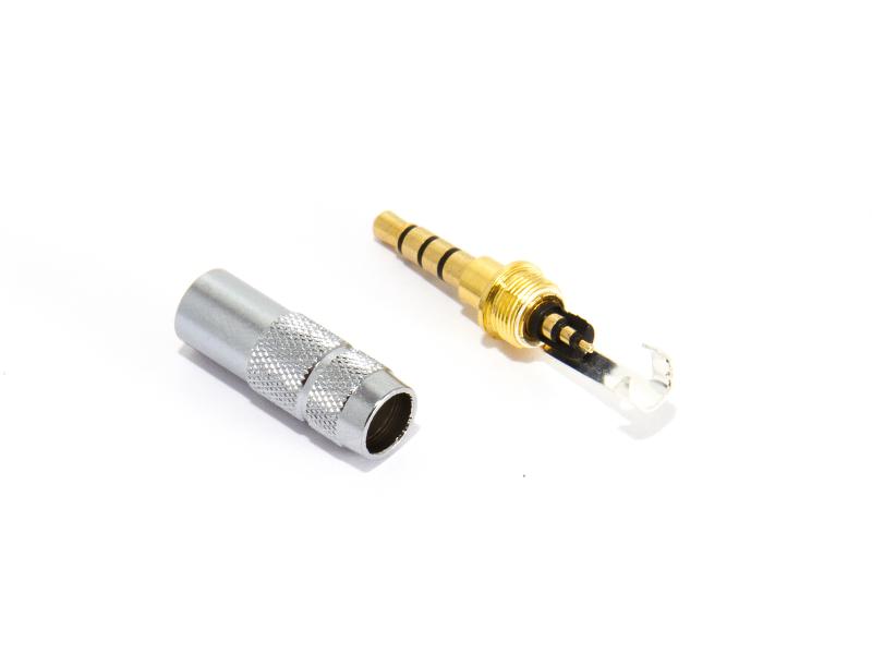 Teleplugg 4-polig 3,5 mm