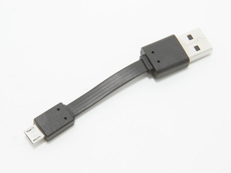 USB-microUSB kabel - 3,7cm